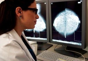 Doctor looking at an x-ray