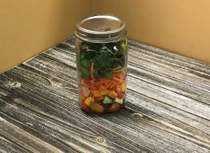 salad in a jar