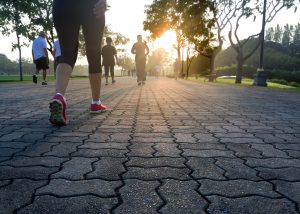 Walking for exercise