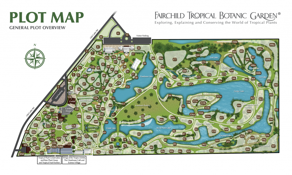 Fairchild Garden Plot Map