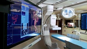 Philips Azurion FlexArm at Miami Cardiac & Vascular Institute_close_up with imaging on screens